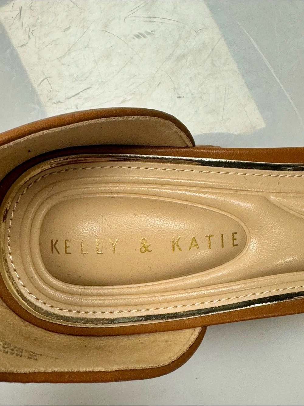 Kelly & Katie Brown Ankle Strap Block Heel Sandals Women’s Size 6.5